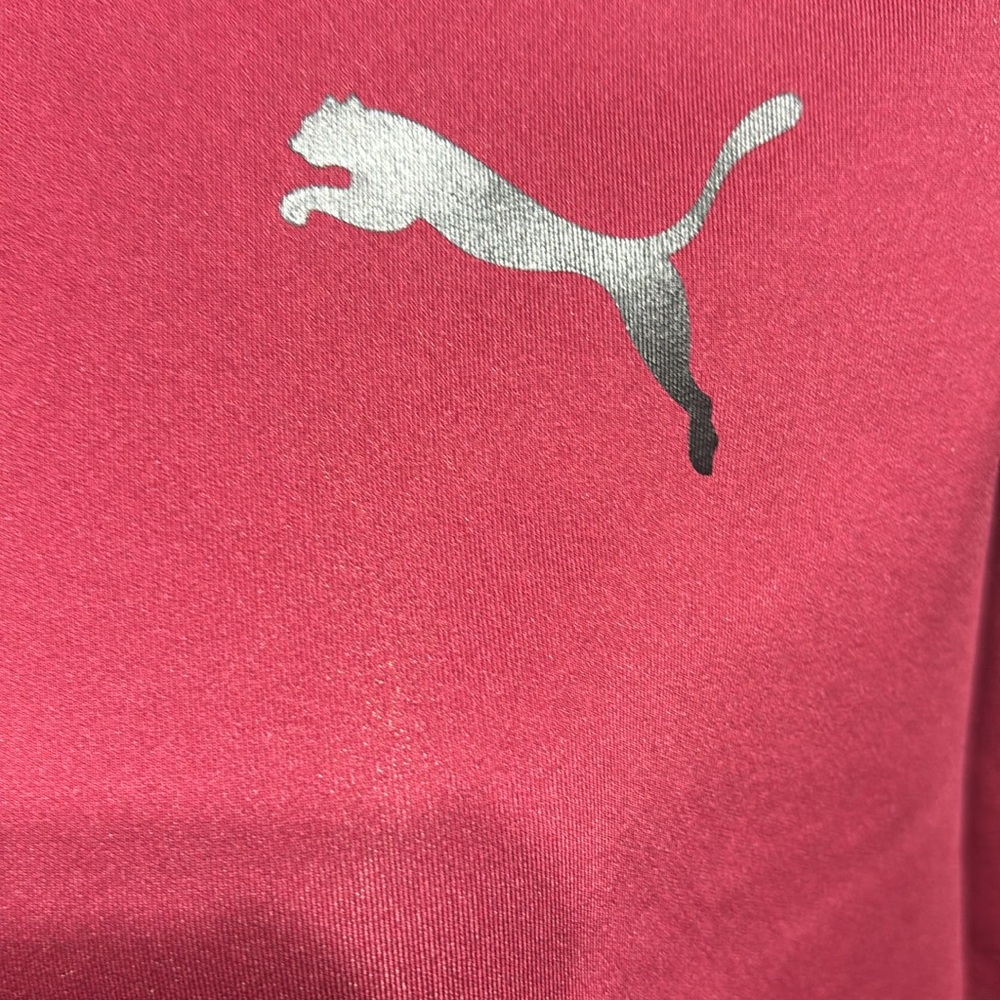 Puma maroon quarter zip light weight sweatshirt - Picture 2 of 6